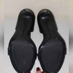 Calvin Klein Black Metino Staletto 7.5
